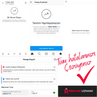 Instagram Reklam Çıkamıyorum Hatası ve Çözümü