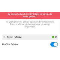 Instagram İşletme Hesabı Oluşturma Sınırı ve Çözümü